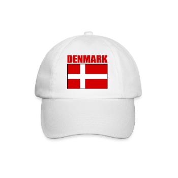 Denmark - Baseball Cap - white/white - Front