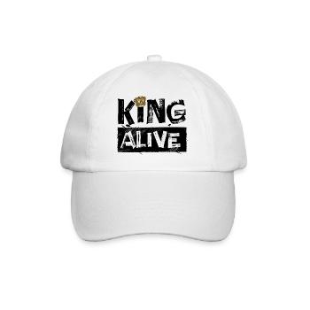 King Alive - Baseballkappe - Weiß/Weiß - Vorne