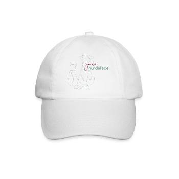 jowi_hundeliebe - Für Hund und Katz - Baseballkappe - Weiß/Weiß - Vorne