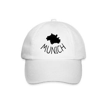 Munich - Casquette classique - blanc/blanc - Devant