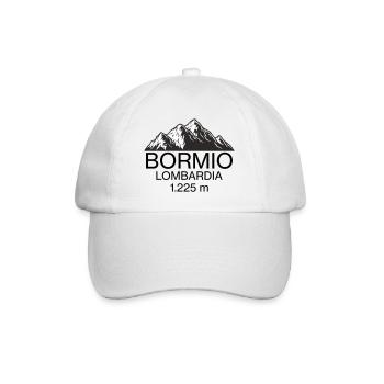 Bormio-Logo - Baseballkappe - Weiß/Weiß - Vorne