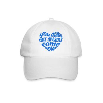 Hall Oates Retro Heart Print - Casquette classique - blanc/blanc - Devant