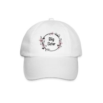 Big Sister - Baseballkappe - Weiß/Weiß - Vorne