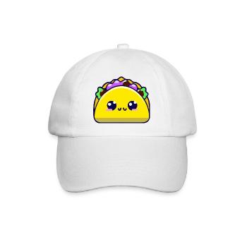 Taco Kawaii - Baseball Cap - white/white - Front