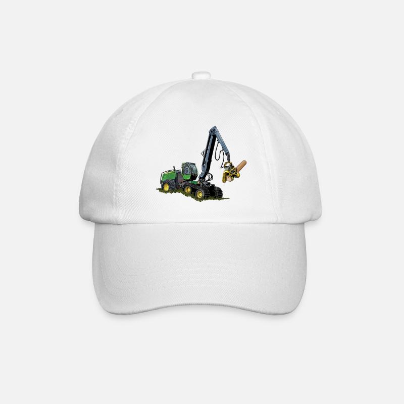 Moissonneuse-batteuse, Moissonneuse-batteuse - Casquette classique - blanc/blanc