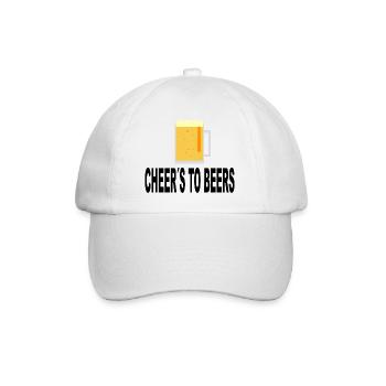 Cheer´s to Beers - Baseballkappe - Weiß/Weiß - Vorne