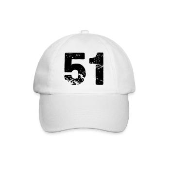 51 - Casquette classique - blanc/blanc - Devant