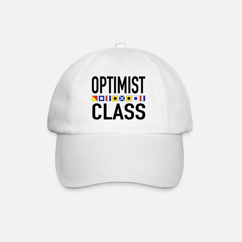Optimist - Baseballkappe - Weiß/Weiß