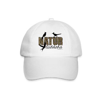 Naturliebhoba - Naturliebhaber - Natur, Dialekt - Baseballkappe - Weiß/Weiß - Vorne