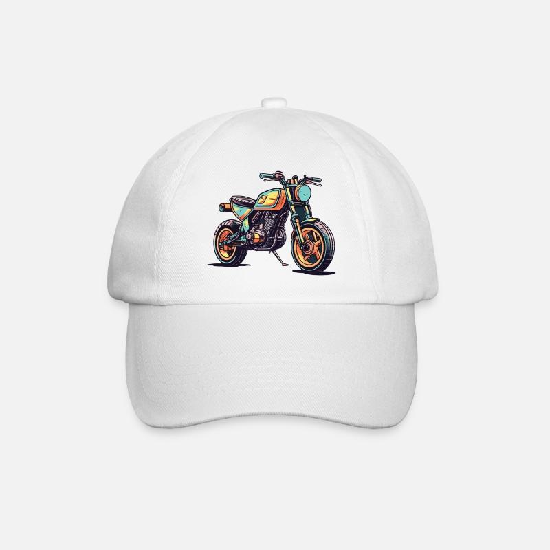 Moto - Casquette classique - blanc/blanc