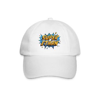 Super Ethan - Baseballkappe - Weiß/Weiß - Vorne