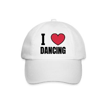 Dancing Dance Music - Baseball Cap - white/white - Front