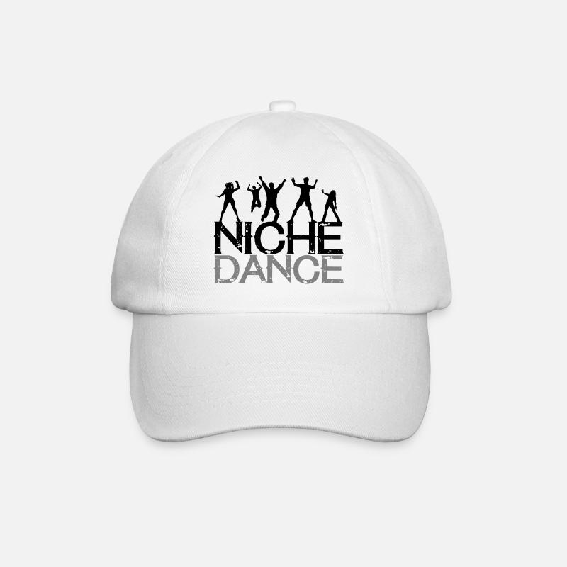 Dancing Dance Music - Baseball Cap - white/white