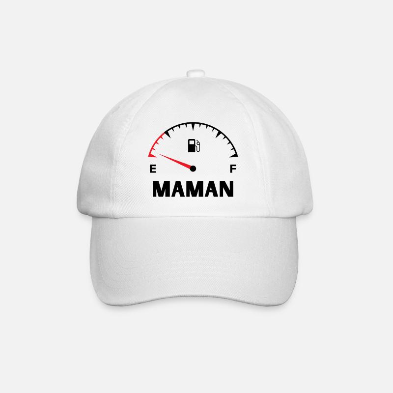 Maman papa bébé assortis - Casquette classique - blanc/blanc