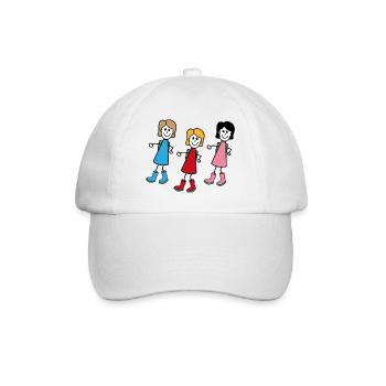 Femmes dans le style comique - Casquette classique - blanc/blanc - Devant