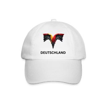 DEUTSCHLAND - Baseballkappe - Weiß/Weiß - Vorne