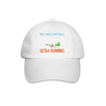 Ultra Running - Boue, sueur et sentiers - Casquette classique - blanc/blanc - Devant