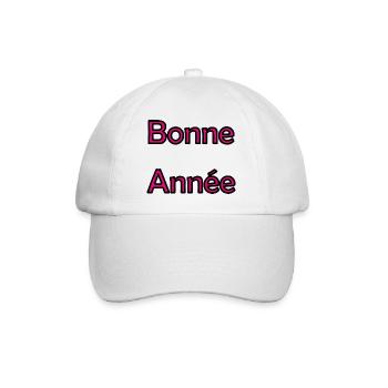 BONNE ANNEE. SAINT SYLVESTRE. NOUVELLE ANNÉE - Casquette classique - blanc/blanc - Devant