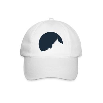 Mont Saint Michel Blue Sunset - Baseball Cap - white/white - Front