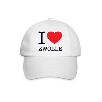 I LOVE ZWOLLE - Baseballkappe - Weiß/Weiß - Vorne