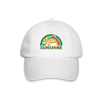 Bonjour soleil - Casquette classique - blanc/blanc - Devant