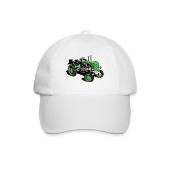Traktor Steyr Typ 80 - Baseballkappe - Weiß/Weiß - Vorne