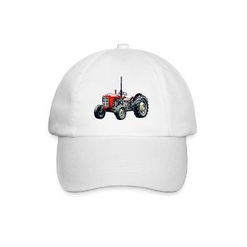 Ancien tracteur M F 35 - Casquette classique - blanc/blanc - Devant