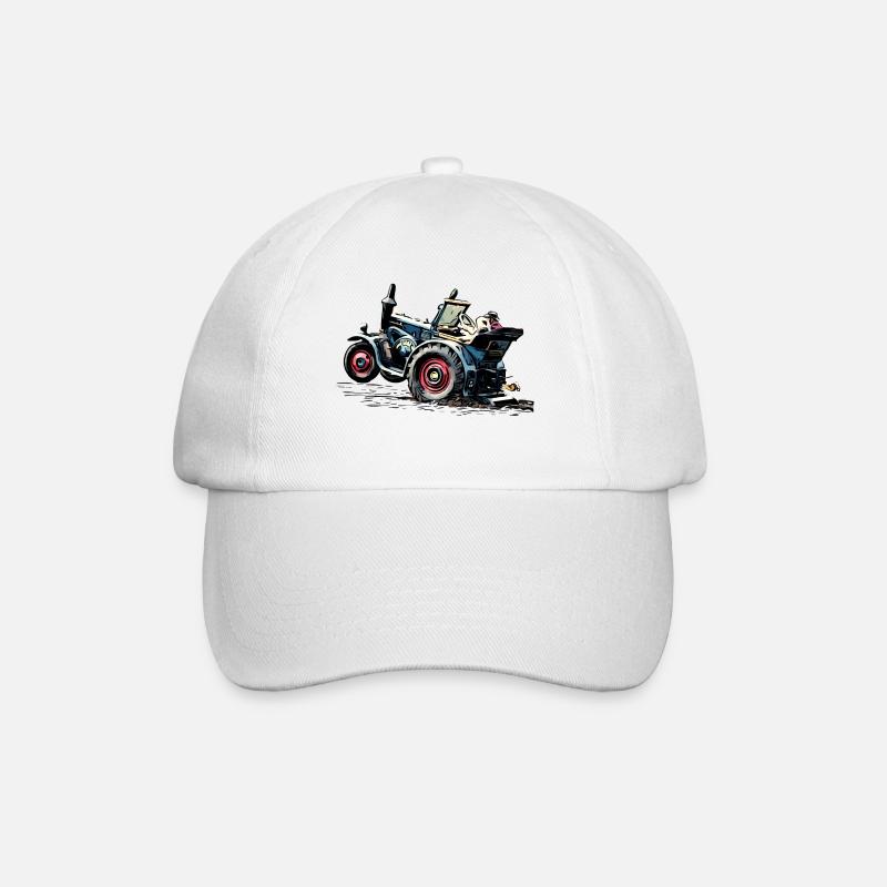 Lanz Traktor Bulldog Power - Baseballkappe - Weiß/Weiß