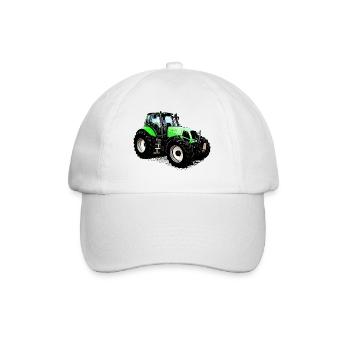 Fahr den Deutz Traktor 230 MK3 - Baseballkappe - Weiß/Weiß - Vorne