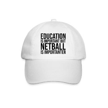 Netzball - Baseballkappe - Weiß/Weiß - Vorne