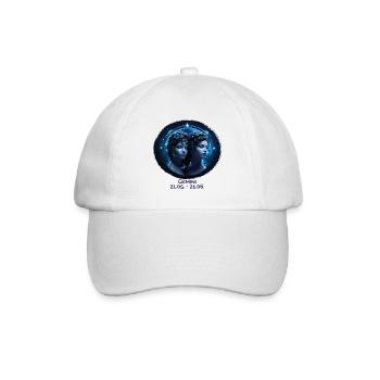 Zodiac sign Gemini F Date - Baseball Cap - white/white - Front