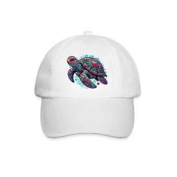 Turtle - Baseball Cap - white/white - Front