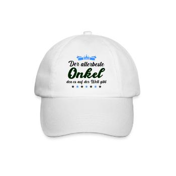 Le meilleur oncle de tous - Casquette classique - blanc/blanc - Devant
