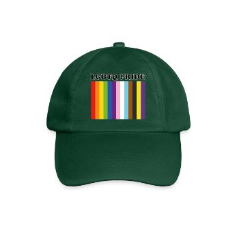 LGBTQ Pride Inklusive Pride-Farben - Baseballkappe - Flaschengrün - Vorne