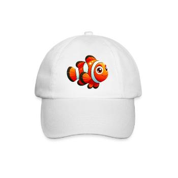 Poisson-clown - Casquette classique - blanc/blanc - Devant