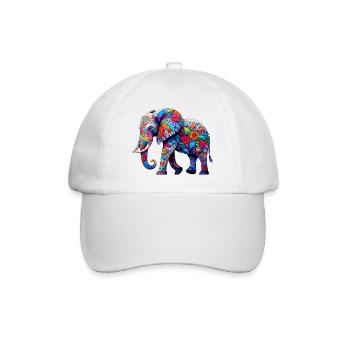 Éléphant - Casquette classique - blanc/blanc - Devant