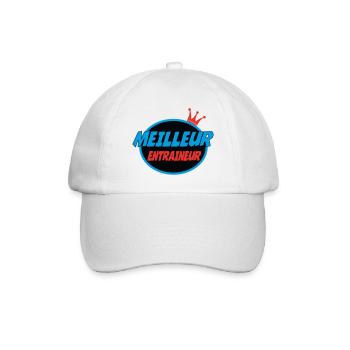 BEST COACH - Baseball Cap - white/white - Front