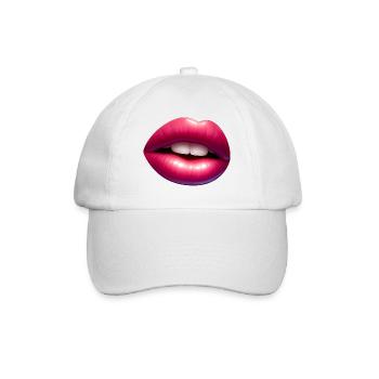 Langue - Lèvres Roses - Douceur Charmante - Casquette classique - blanc/blanc - Devant