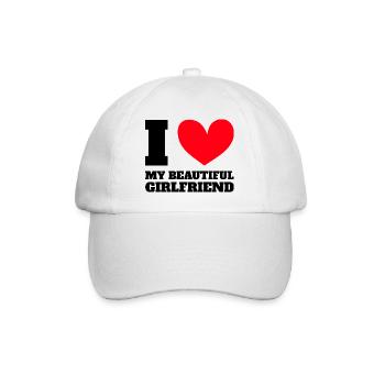 Couples Amour Coeur Ami Idée Cadeau Relation - Casquette classique - blanc/blanc - Devant