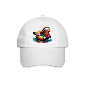 Canard mandarin - Casquette classique - blanc/blanc - Devant