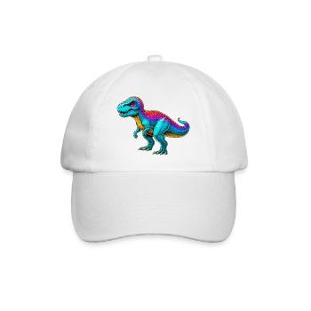 Dinosaurier - Baseballkappe - Weiß/Weiß - Vorne
