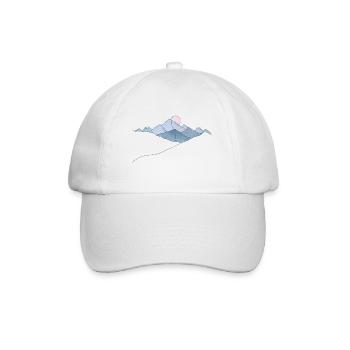 Serene Mountain Sunrise Serene Mountain - Baseball Cap - white/white - Front