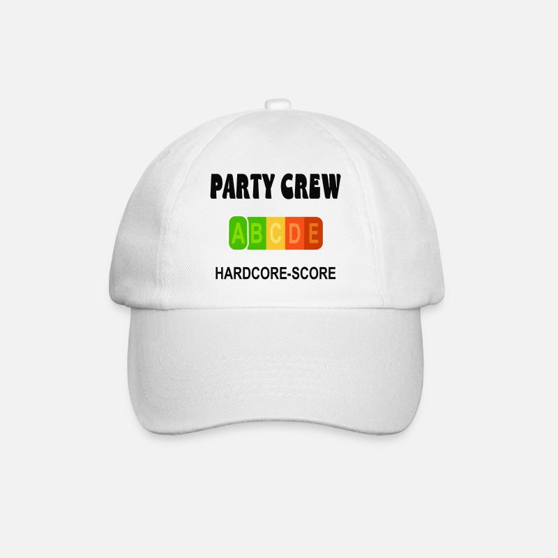 Party Crew - Baseballkappe - Weiß/Weiß