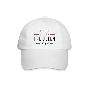 Weihnachtsgeschenke für Frauen - Baseballkappe - Weiß/Weiß - Vorne