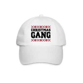 Christmas Gang - Baseball Cap - white/white - Front