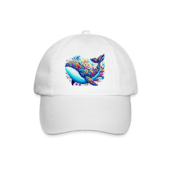 Baleine - Casquette classique - blanc/blanc - Devant