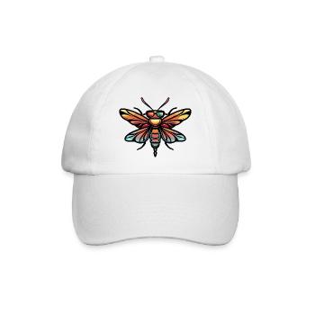 Libellule Bande Dessinée Cool - Casquette classique - blanc/blanc - Devant