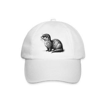 Ermine - Baseball Cap - white/white - Front