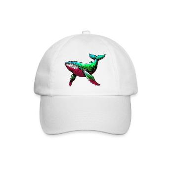 Baleine - Casquette classique - blanc/blanc - Devant