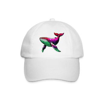 Baleine - Casquette classique - blanc/blanc - Devant
